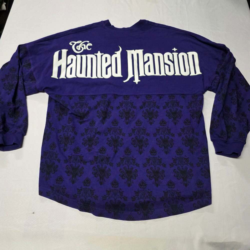 Disney Parks The Haunted Mansion Ghost Host Spirit Jersey Purple Wallpaper Small